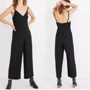 Madewell Black Thistle Jumpsuit Sz 14